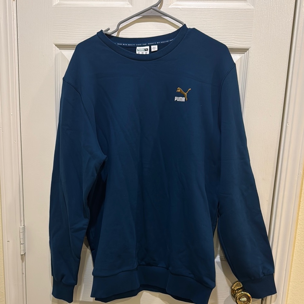 Puma Men's Blue Sweater